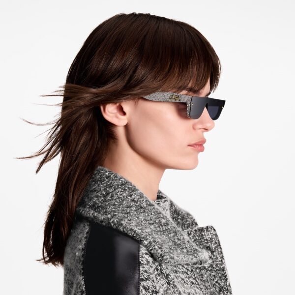 LV Script Rectangle Sunglasses