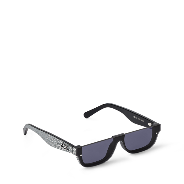 LV Script Rectangle Sunglasses