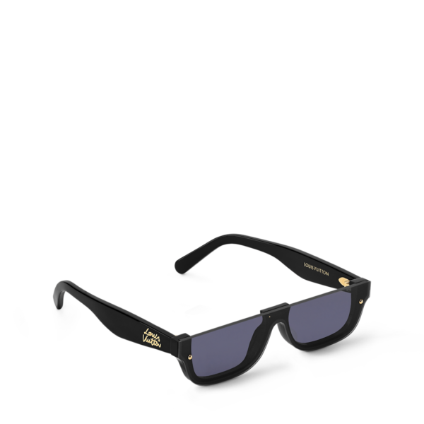LV Script Rectangle Sunglasses
