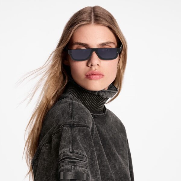 LV Script Rectangle Sunglasses