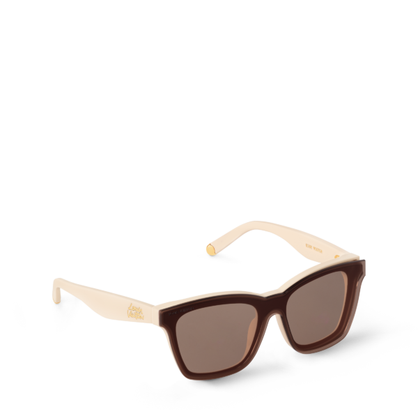 LV Script Square Sunglasses