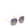 Pearl Twirl Square Sunglasses