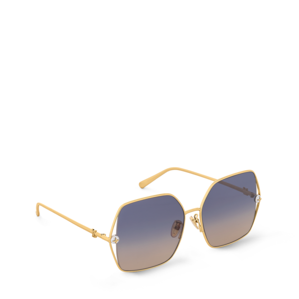 Pearl Twirl Square Sunglasses