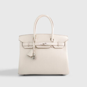 Hermès Birkin 30 Togo Mushroom Palladium Hardware