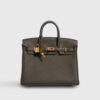 Hermès Birkin 25 Togo Eucalyptus Gold Hardware