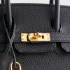 Hermès Birkin 25 Togo Black Gold Hardware