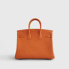 Hermès Birkin 25 Togo Orange Palladium Hardware