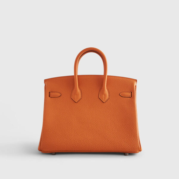 Hermès Birkin 25 Togo Orange Palladium Hardware