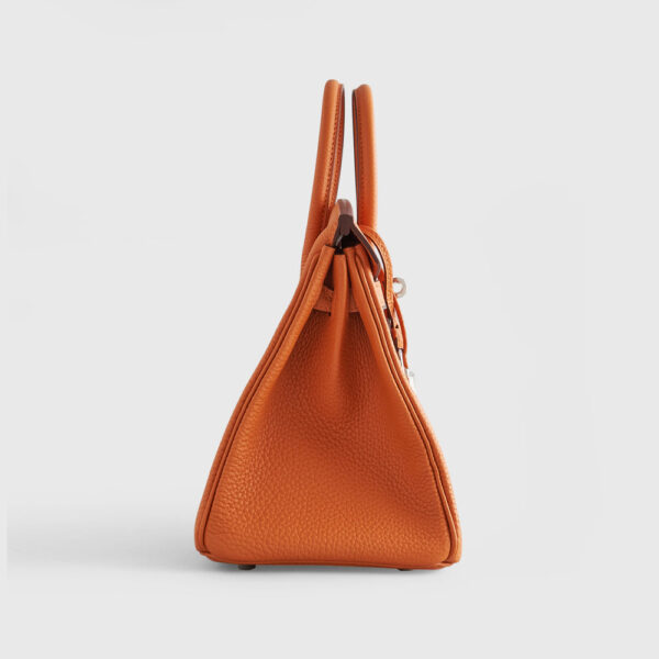 Hermès Birkin 25 Togo Orange Palladium Hardware