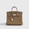 Hermès Birkin 25 Togo Toundra Palladium Hardware