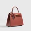 Hermès Kelly 25 Epsom Rouge H Electrum Sellier