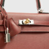 Hermès Kelly 25 Epsom Rouge H Electrum Sellier