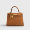 Hermès Kelly 25 Epsom Gold Sellier Gold Hardware
