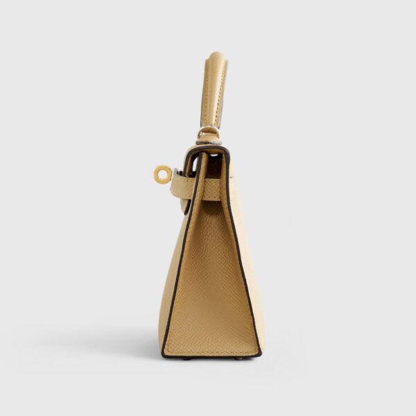 Hermès Kelly Mini Epsom Poussiere Electrum Sellier