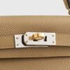 Hermès Kelly Mini Epsom Poussiere Electrum Sellier