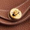 Hermès Lindy 20 Clemence Gold Gold Hardware