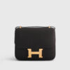 Hermès Constance 18 Epsom Graphite Permabrass Hardware