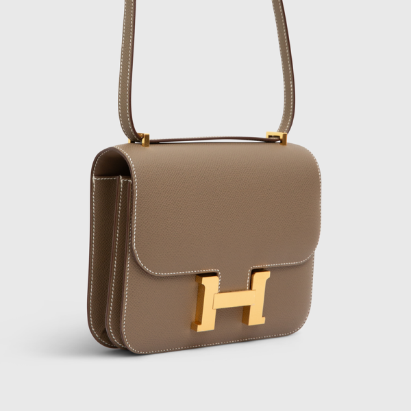Hermès Constance 18 Epsom Etoupe Gold Hardware