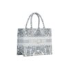⑥Medium Dior Book Tote Bag in Blue and Ecru Toile de Jouy Reverse Embroidery